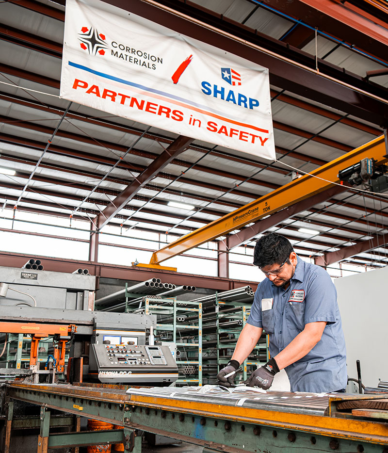 Corrosion Materials SHARP Certified